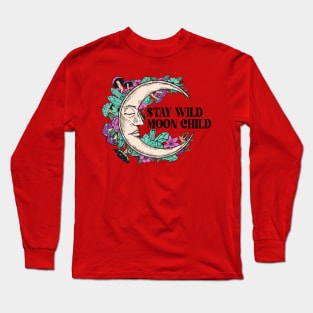 Stay wild moon child Halloween Long Sleeve T-Shirt